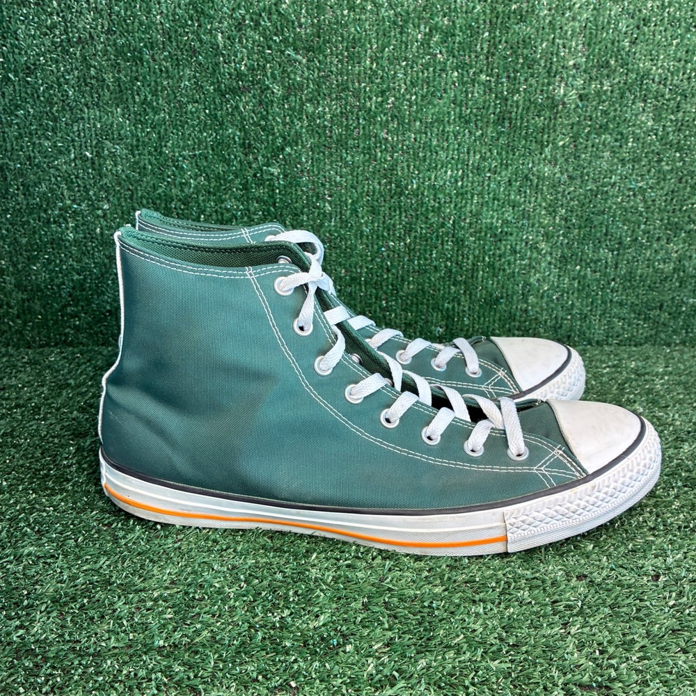 Converse Chuck Taylor All Star High Top Canvas Sneakers Green Mens 13 Womens 15